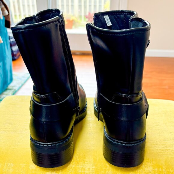 Women's Moto Boot - American Eagle - Black - Women's Size US 9 - Picture 6 of 7